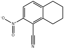 2-nitro-5,6,7,8-tetrahydronaphthalene-1-carbonitrile Structure