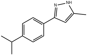 5-Methyl-3-p-isopropylphenylpyrazole Structure