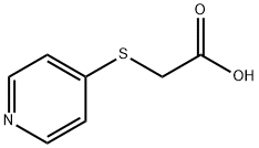 (4-Pyridylthio)acetic acid Structure