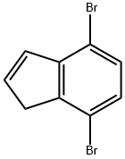 1H-Indene, 4,7-dibromo- Structure