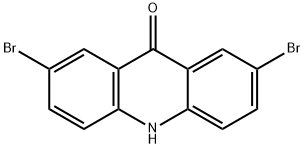 2,7-Dibromo-9,10-dihydroacridine-9-one 구조식 이미지