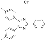 2,3,5-TRIS(P-TOLYL)TETRAZOLIUM CHLORIDE 구조식 이미지