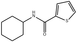 2-Thiophenecarboxamide,N-cyclohexyl- Structure