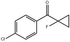 메탄온,(4-클로로페닐)(1-플루오로사이클로프로필)-(9CI) 구조식 이미지