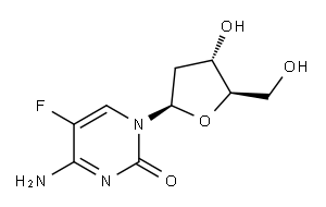 2'-DEOXY-5-FLUOROCYTIDINE Structure