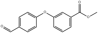 3-(4-FORMYL-PHENOXY)-BENZOIC ACID METHYL ESTER Structure