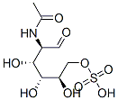 (2R,3R,4R,5R)-2-acetamido-3,4,5-trihydroxy-1-oxo-6-sulfooxy-hexane 구조식 이미지