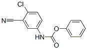 4-Chloro-3-cyanophenylcarbamic acid phenyl ester Structure