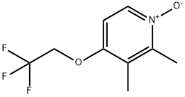 2, 3-Dimethyl-4-(2,2,2-Trifluoroethpxy) Pyridine-N-Oxide 구조식 이미지