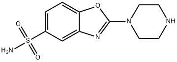 2-피페라진-1-일-1,3-벤족사졸-5-설폰아미드(SALTDATA:FREE) 구조식 이미지
