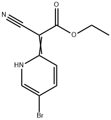 Ethyl2-(5-bromopyridin-2-ylidene)-2-cyanoacetate Structure