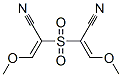 2,2'-bis(methoxymethylene)-2,2'-sulfonyldiacetonitrile Structure