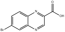 6-브로모퀴녹살린-2-카르복실산 구조식 이미지