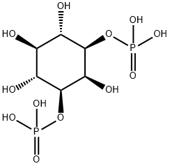 [(1R,2S,4R,5S)-2,3,4,6-tetrahydroxy-5-phosphonooxy-cyclohexyl]oxyphosphonic acid Structure