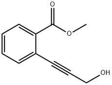 METHYL 2-(3-HYDROXYPROP-1-YNYL)BENZOATE Structure