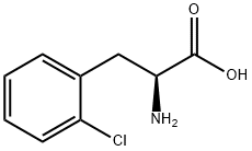 2-Chloro-L-phenylalanine 구조식 이미지
