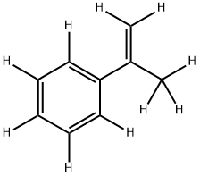 ALPHA-METHYLSTYRENE-D10 Structure