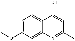 7-METHOXY-2-METHYL-4-QUINOLINOL Structure