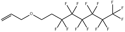 3,3,4,4,5,5,6,6,7,7,8,8,8-트리데카플루오로옥틸(알릴)에테르 구조식 이미지