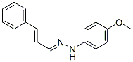 4-메톡시벤젠아민,N-(2-벤질리덴에틸리덴아미노)- 구조식 이미지
