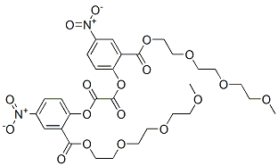 bis(4-nitro-2-(3,6,9-trioxadecyloxycarbonyl)phenyl)oxalate Structure