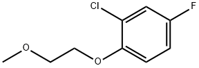 2-Chloro-4-fluoro-1-(2-methoxyethoxy)benzene Structure