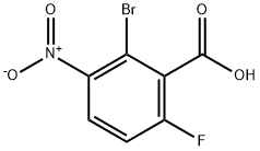 2-BroMo-6-fluoro-3-nitrobenzoic acid Structure