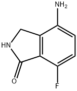 4-aMino-7-fluoro-2,3-dihydro-1H-Isoindol-1-one 구조식 이미지