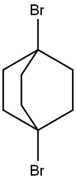 1,4-Дибромбицикло[2.2.2]октан структурированное изображение