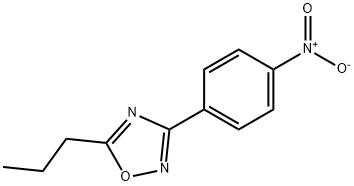 3-(4-니트로페닐)-5-프로필-1,2,4-옥사디아졸 구조식 이미지