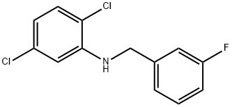 N-(3-Fluorobenzyl)aniline, 97% Structure