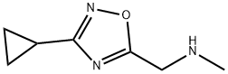 N-[(3-cyclopropyl-1,2,4-oxadiazol-5-yl)methyl]-N-methylamine 구조식 이미지