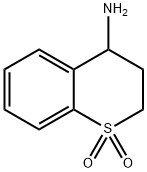 1,1-DIOXIDO-3,4-DIHYDRO-2H-THIOCHROMEN-4-YLAMINE HYDROCHLORIDE 구조식 이미지