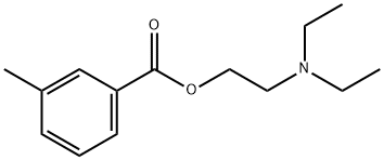 3-Methyl-benzoic acid, 2-diethylaminoethyl ester Structure