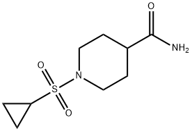 4-피페리딘카르복사미드,1-(시클로프로필술포닐)- 구조식 이미지