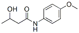 3-HYDROXY-N-(4-메톡시페닐)부타나미드 구조식 이미지