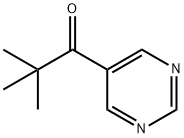 1-Propanone, 2,2-dimethyl-1-(5-pyrimidinyl)- (9CI) Structure