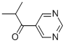 1-Propanone, 2-methyl-1-(5-pyrimidinyl)- (9CI) 구조식 이미지