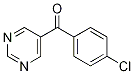 Methanone, (4-chlorophenyl)-5-pyriMidinyl- 구조식 이미지