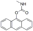 Methylcarbamic acid anthracen-9-yl ester Structure