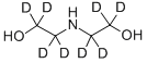BIS(2-HYDROXYETHYL)-D8-AMINE Structure