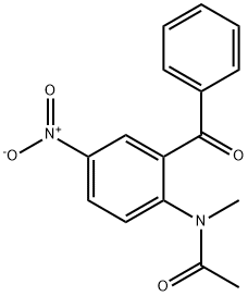 2-N,N-METHYLACETYLAMINO-5-NITROBENOPHENONE Structure