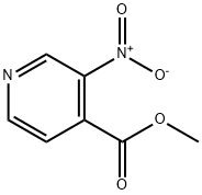 메틸3-니트로이소니코티네이트 구조식 이미지