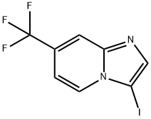 이미다조[1,2-a]피리딘,3-요오도-7-(트리플루오로메틸)- 구조식 이미지