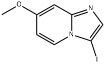 이미다조[1,2-a]피리딘,3-요오도-7-메톡시- 구조식 이미지