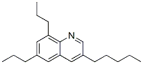 6,8-Dipropyl-3-pentylquinoline Structure