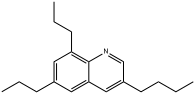3-Butyl-6,8-dipropylquinoline Structure