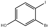 3-Bromo-4-iodophenol 97% Structure