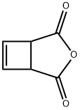 cis-Cyclobut-3-ene-1,2-dicarboxylic anhydride Structure