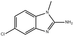 1H-Benzimidazol-2-amine,5-chloro-1-methyl-(9CI) 구조식 이미지